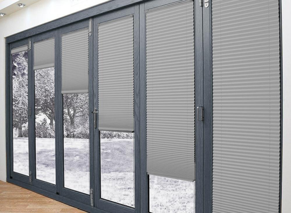 Açık Gri Plisel Perde-Cam Balkon Ve Özel Ölçü Uyumlu