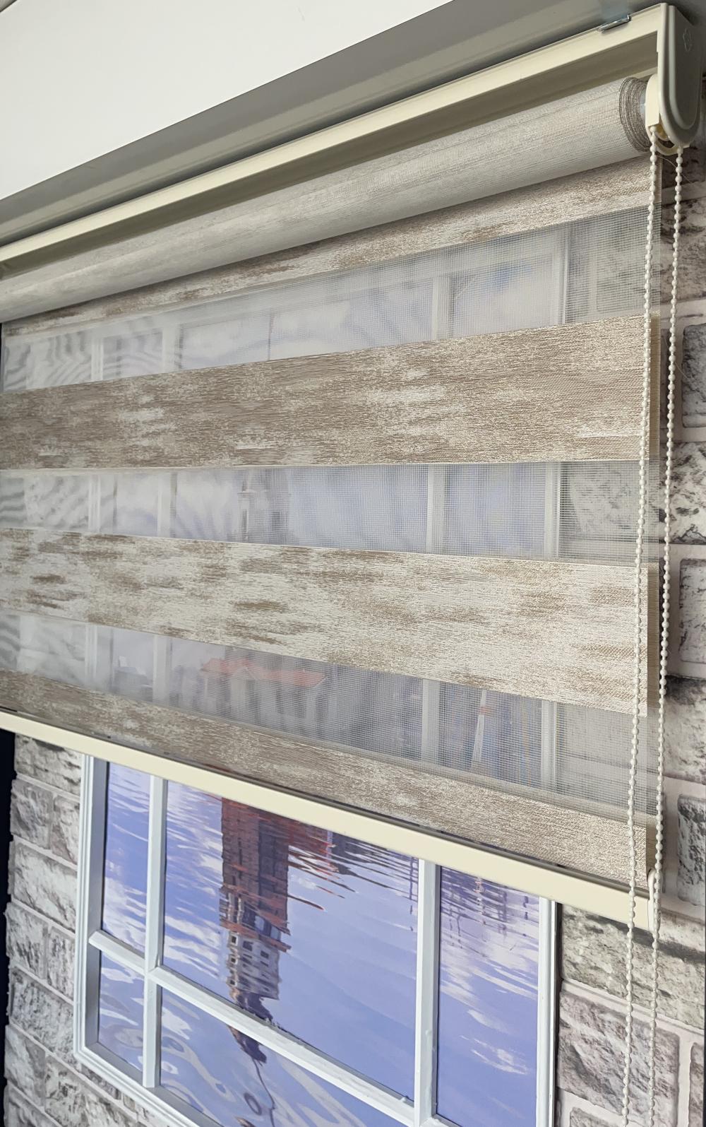 Krem Eskitme Zebra Perde