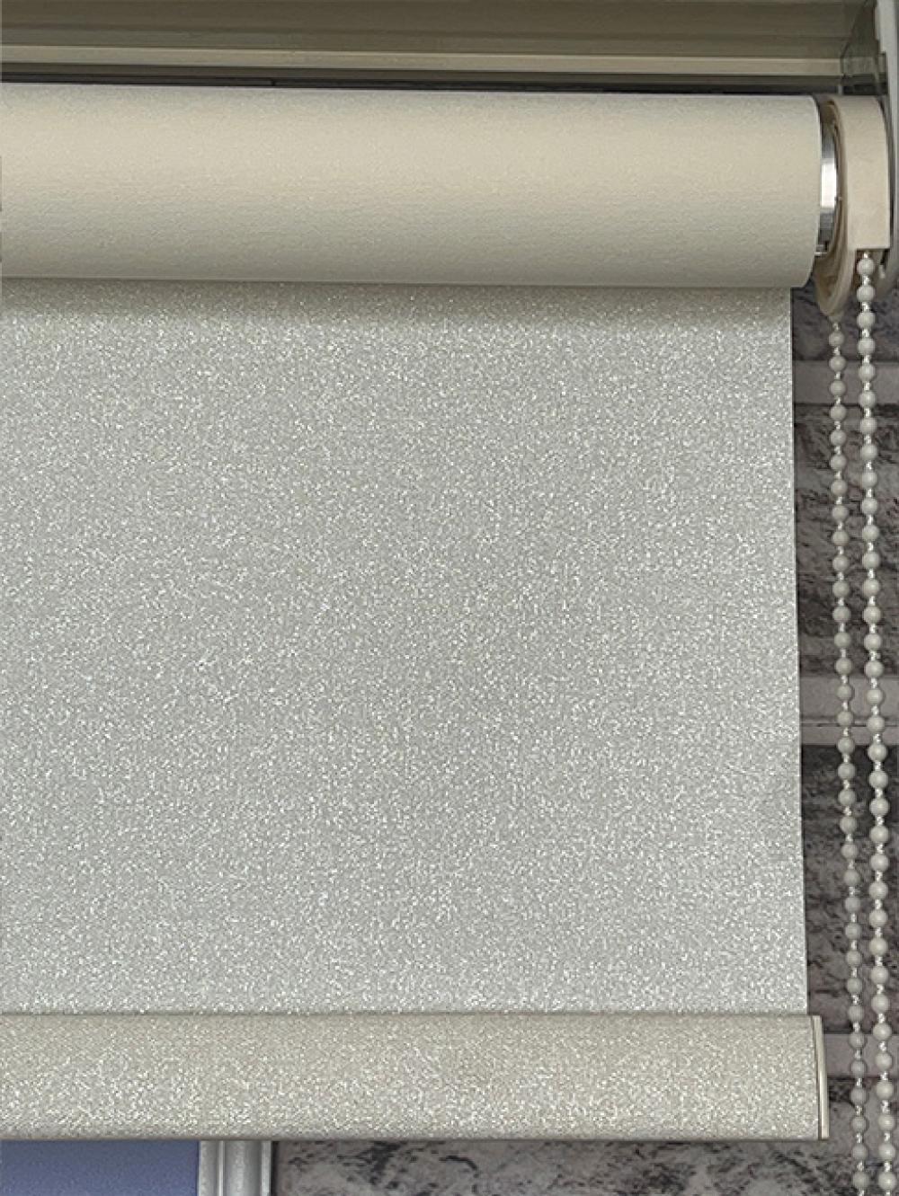 Krem Simli Stor Perde Fiyatları - Zarif Işıltılı Seri