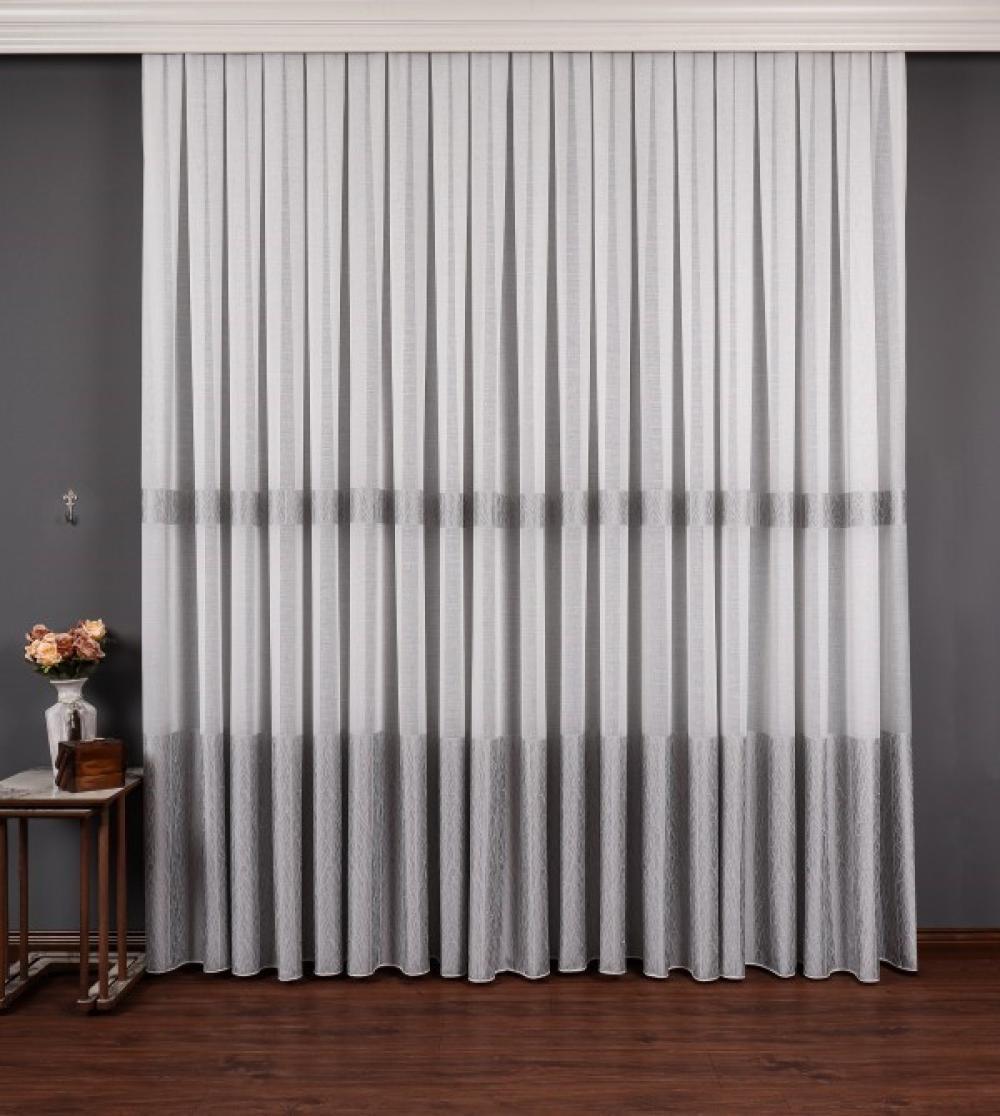 Sade Gri Pano Tül: Kırışmaz Özellikli Örme Tül Perde