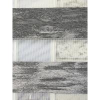 Siyah Eskitme Zebra Perde